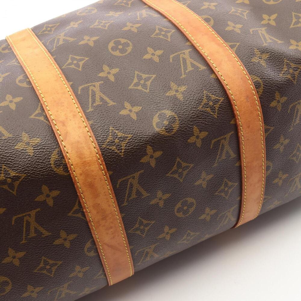 LOUIS VUITTON Brown Monogram Leather Boston Bag - Picture 9 of 14